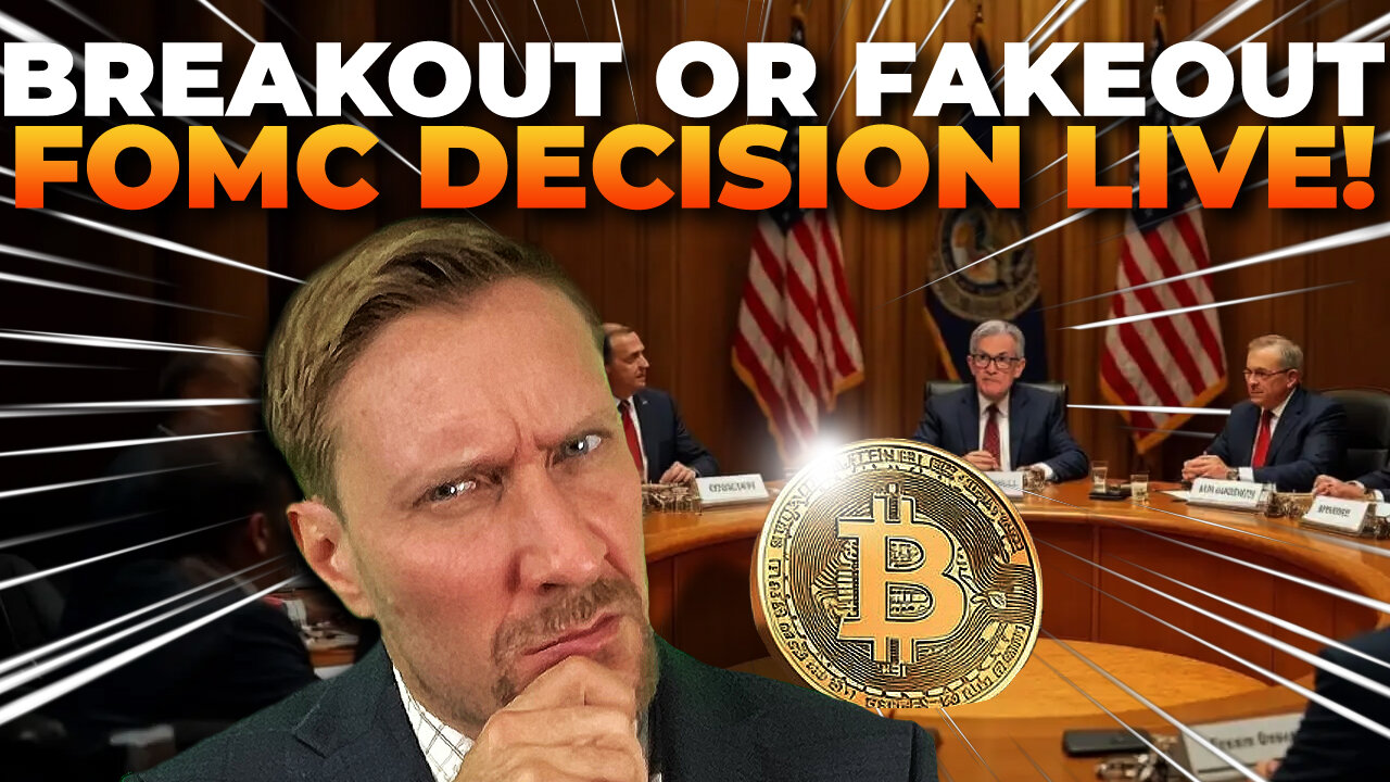 Bitcoin Live Trading: FOMC Decision Incoming! Bullish Setup or Fakeout? EP1806