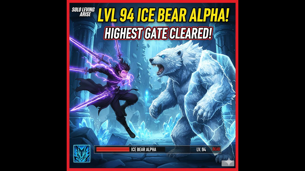 SJW vs Level 94 ICE BEAR ALPHA! | Highest Gate Round Cleared [Solo Leveling: Arise]
