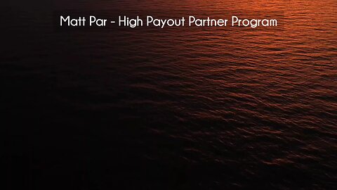 (courseslibrary.com)Matt Par - High Payout Partner Program Course download