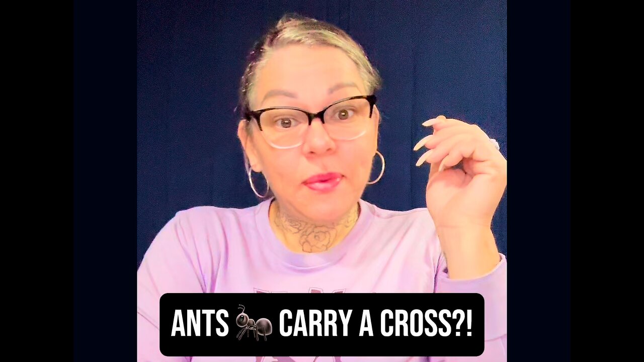 Ants 🐜 Carry a Cross?! 😱 #asl #deaf #signlanguage