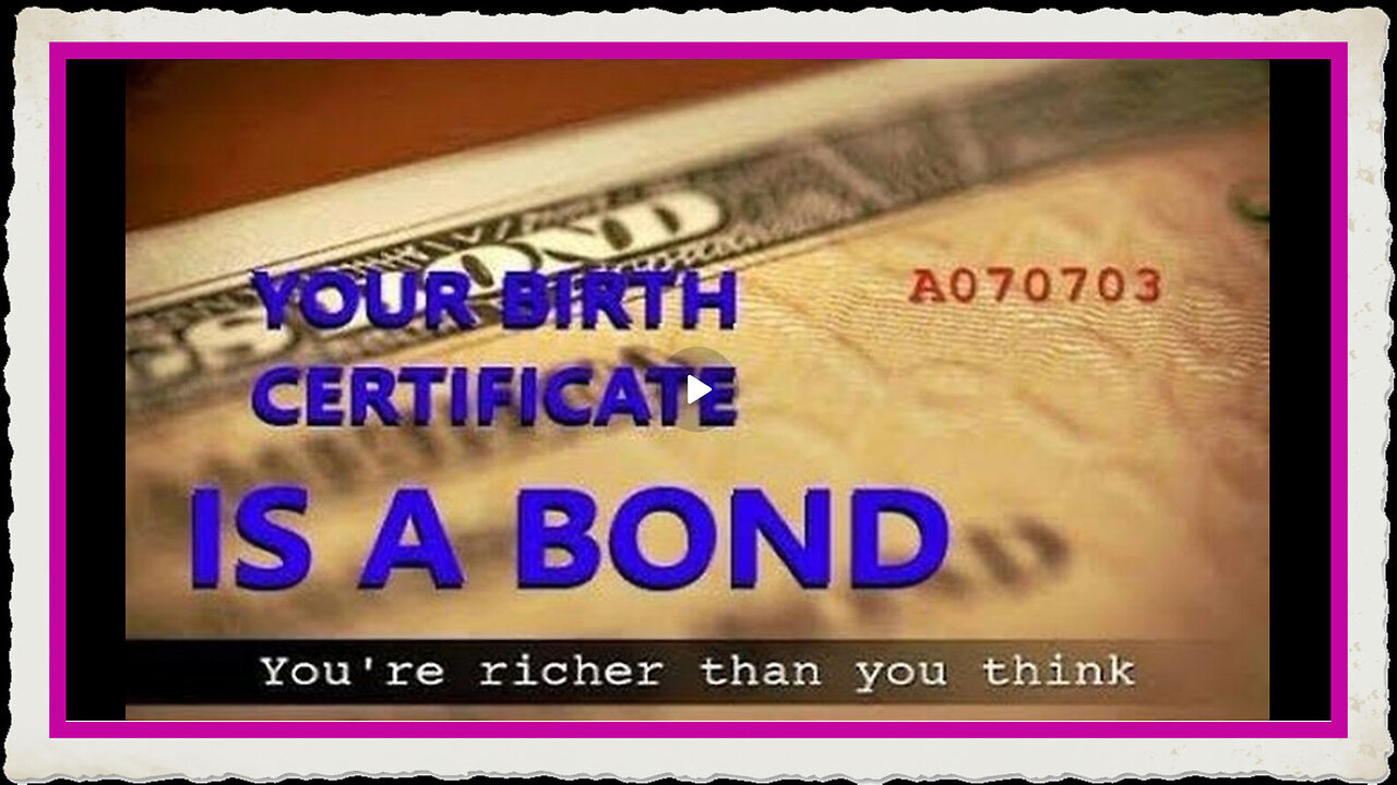 WHY ARE BIRTH CERTIFICATES REALLY CREATED❓