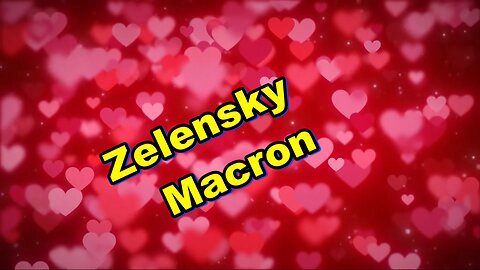 Zelensky and Macrons raw piggyness
