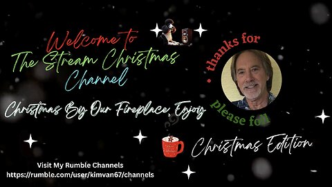 00061-Christmas By Our Fireplace Enjoy, snowy evening.