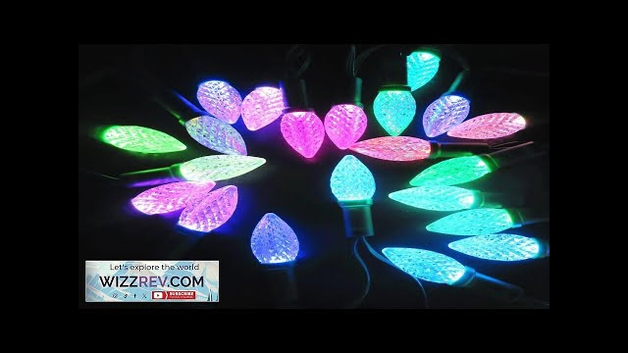 addressable RGB C9 DC12V WS2811 LED Christmas Pixel String Light with ...