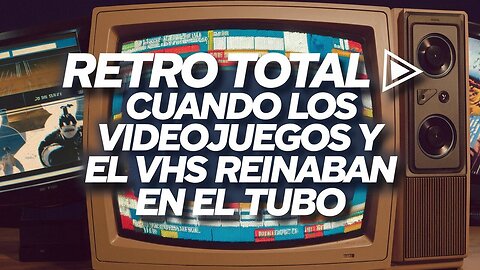 Videojuegos y VHS 📺 | Así Era Jugar y Ver Pelis en los TV de Tubo