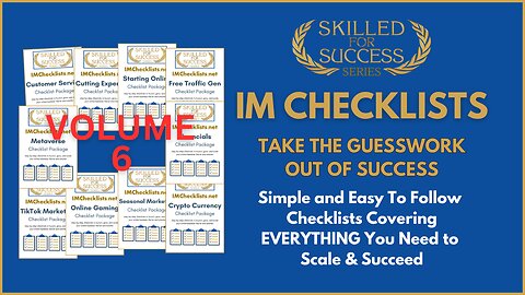 Crypto, TikTok, Metaverse & More | IM Checklist Volume 6