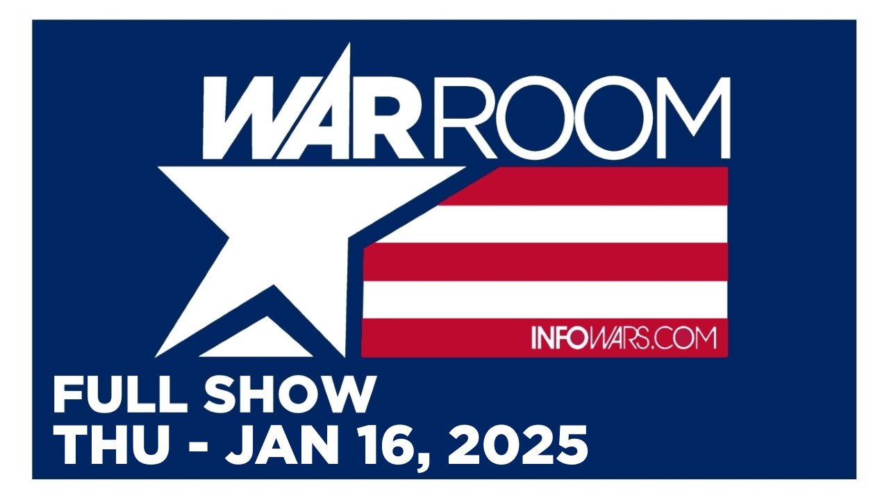 WAR ROOM [FULL] Thursday 1/16/25 • Biden Farewell Address Against “Tech Industrial Complex”