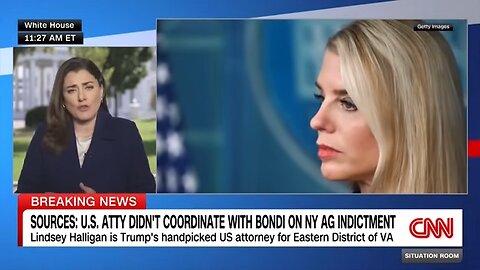 Pam Bondi caught off guard by Lindsey Halligan’s indictment of Letitia James