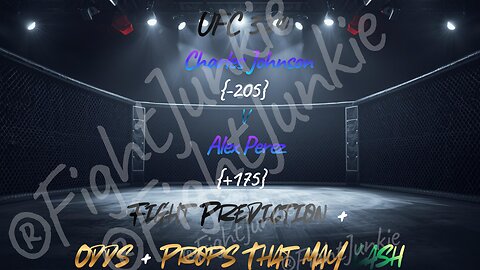UFC 324 Fight Predictions! Odds + Props + Picks! Charles Johnson V Alex Perez!