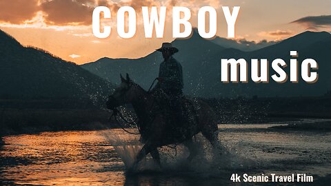 Relaxing Western Guitar Music - American Wild West Country Music in 4K