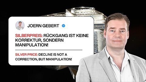 Silberpreis: Rückgang ist keine Korrektur, sondern Manipulation!