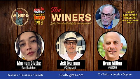 The Winers Ep. 67 (streams live on Jan 22 at 7 PM ET)