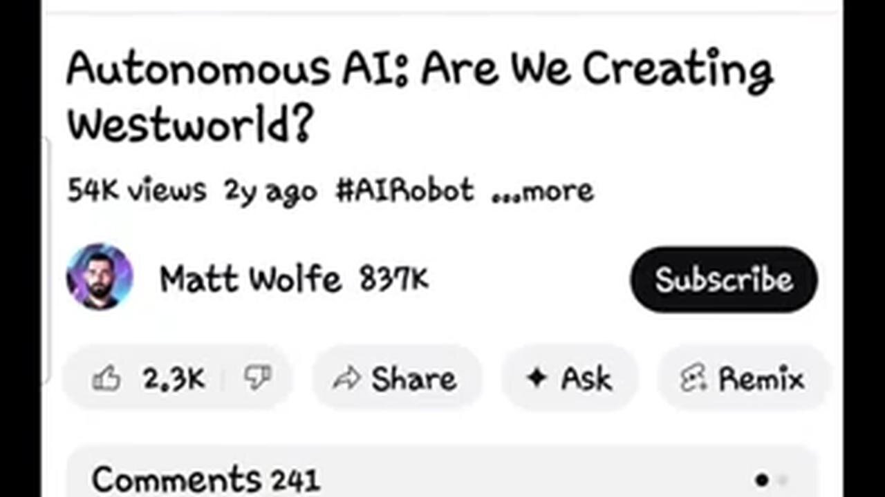 With the advent of AI technology ( robots ), could AI robots go rogue ?