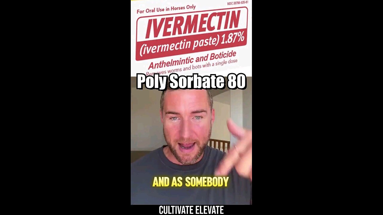 Ivermectin and Polysorbate 80: rabbit hole Same with Fenben, panacur, and Methylene blue: