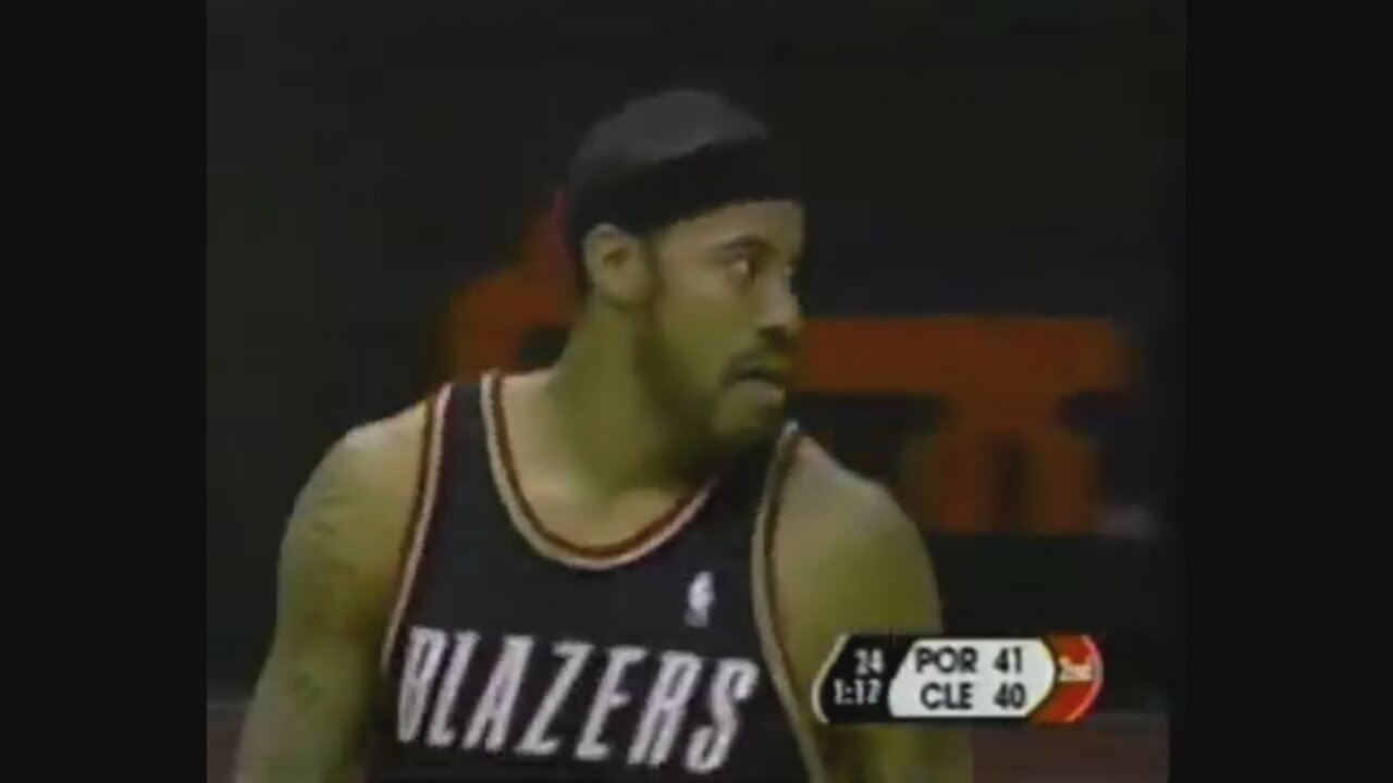 Rasheed Wallace 17 Points @ Cavaliers, 2003-04.