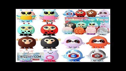 Pop Party Favors for Kids3D Pop Animals Its Fidget ToysSilicone Animal Suction Review