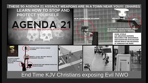 THESE 5G AGENDA 21 ASSAULT WEAPONS ARE IN A TOWN NEAR YOU!!! (SHARE!)