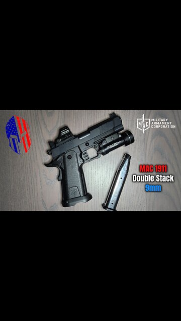 🫣🫣 3.25lb TRIGGER TUNING JOB: MAC 1911 Double Stack 9mm #trending #pewpew #airsoft #edc #viralvideo