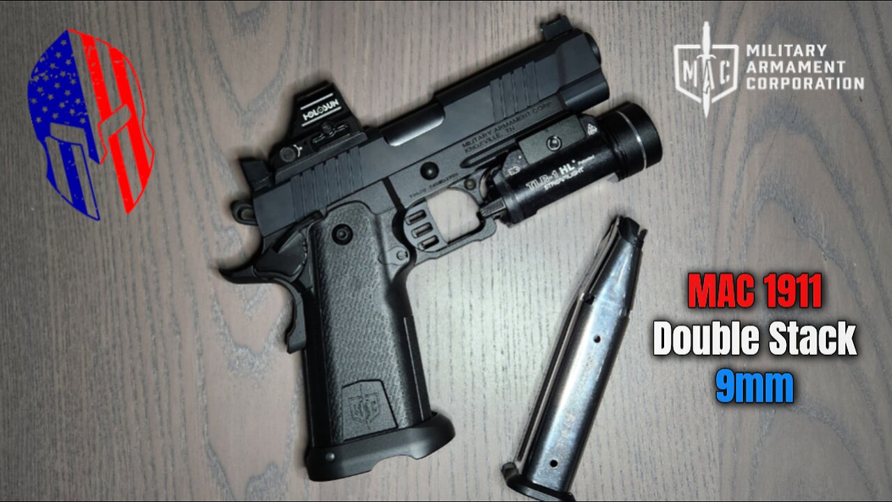 🫣🫣 3.25lb TRIGGER TUNING JOB: MAC 1911 Double Stack 9mm #trending #pewpew #airsoft #edc #viralvideo