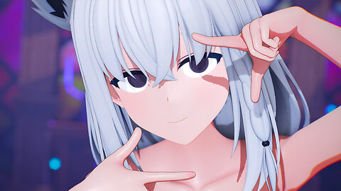 【MMD ホロライブ 4K/60fps】《Shirakami Fubuki (白上フブキ)》 ~《君のココロをハッキング》