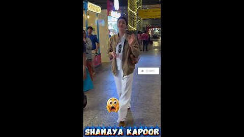 Bollywood Actress Shanaya Kapoor Last Night 🥰