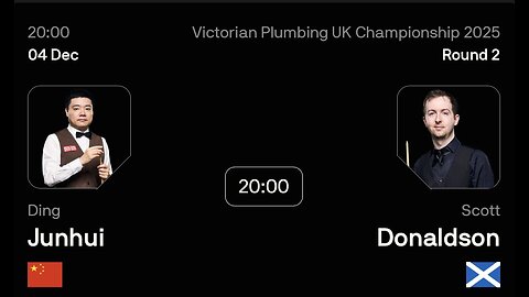 🔴 ถ่ายทอดสดสนุกเกอร์ 🇨🇳 ติง จุนฮุย VS สก็อต โดนัลด์สัน 🏴󠁧󠁢󠁳󠁣󠁴󠁿 ศึก ยูเค แชมเปี้ยนชิพ