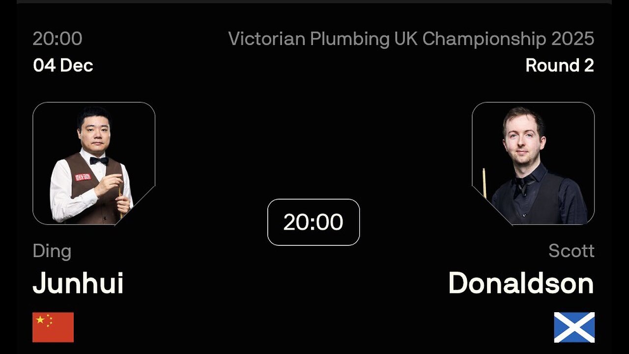 🔴 ถ่ายทอดสดสนุกเกอร์ 🇨🇳 ติง จุนฮุย VS สก็อต โดนัลด์สัน 🏴󠁧󠁢󠁳󠁣󠁴󠁿 ศึก ยูเค แชมเปี้ยนชิพ