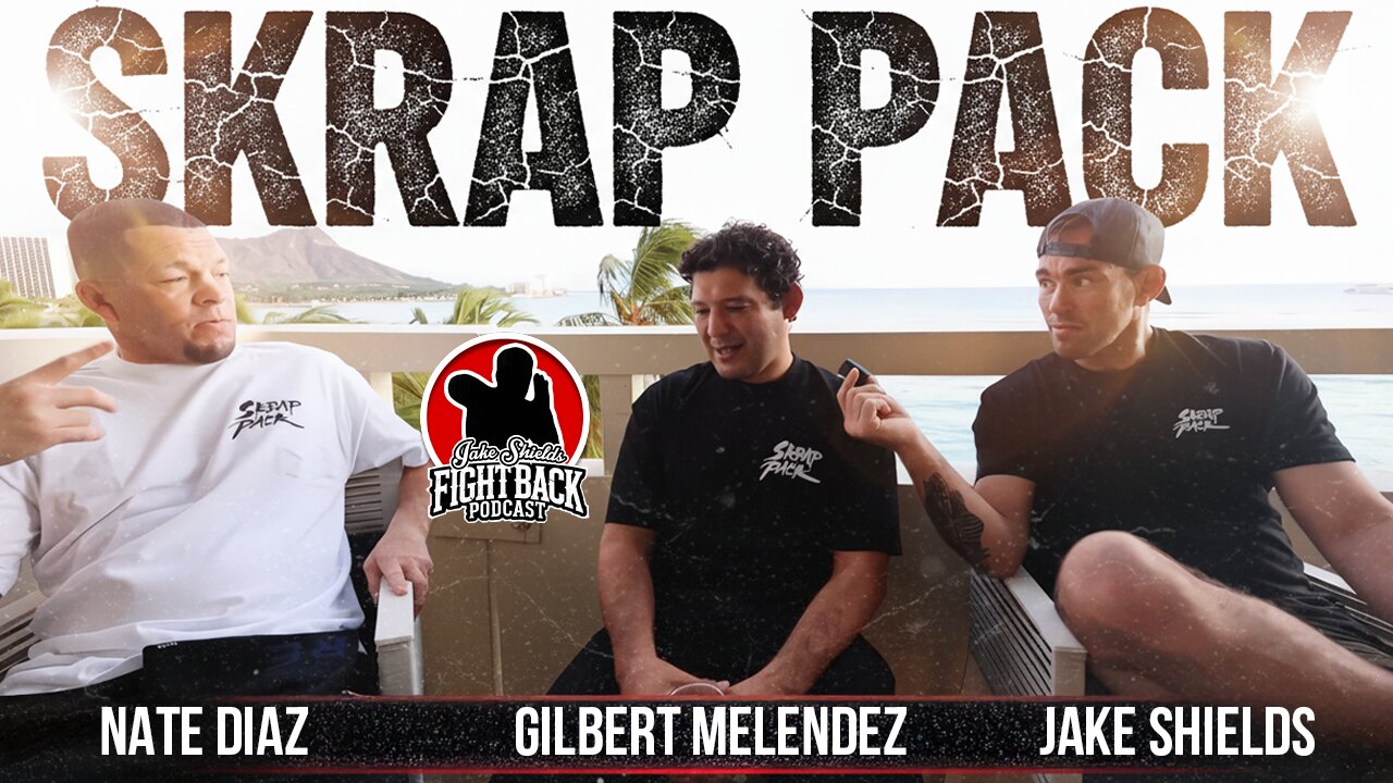 Jake Shields, Nate Diaz, and Gilbert Melendez - Skrap Pack Interview in Hawaii - Fight Back Ep. 113