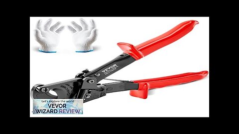 VEVOR Ratcheting Cable Cutter 10" Wire Cutter Heavy Duty with Gloves Strong Review