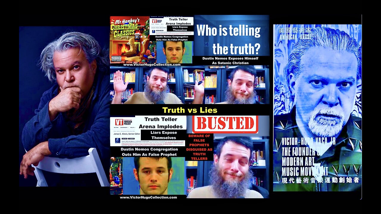 Narcissist Dustin Nemos Loses Live Debate With Victor Hugo Quits Twice When Shown SonOfEnos Evidence