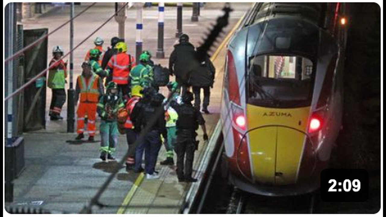 UK Psyop: Police rehearsed a knife attack scenario on a train line in March - here's what went differently this time