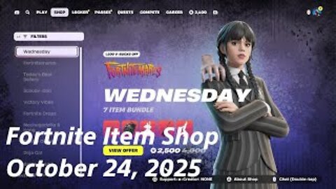 Fortnite Item Shop|October 24, 2025(*New* Bundles)