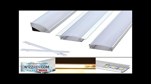 30CM Aluminum Channel Holder For LED Rigid Strip Light Bar Under Cabinet Review