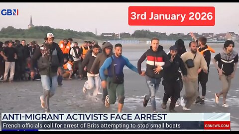 UK Anti-Migrant Activists, threatened with arrest in France!