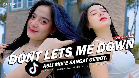 DJ DONT LETS ME DOWN NIKITA SAJA JJ MENGKANE FULL PARGOY NPVLOG REBORN TERBARU