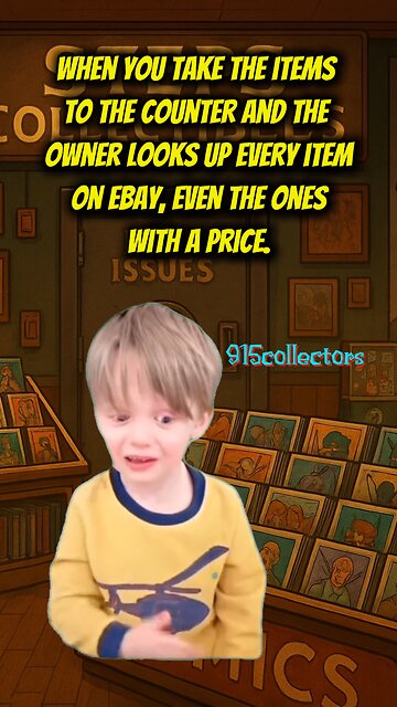 Store owners. #915collectors #funny #funnyvideos #funnyreels #comicbooks #collectible #collector