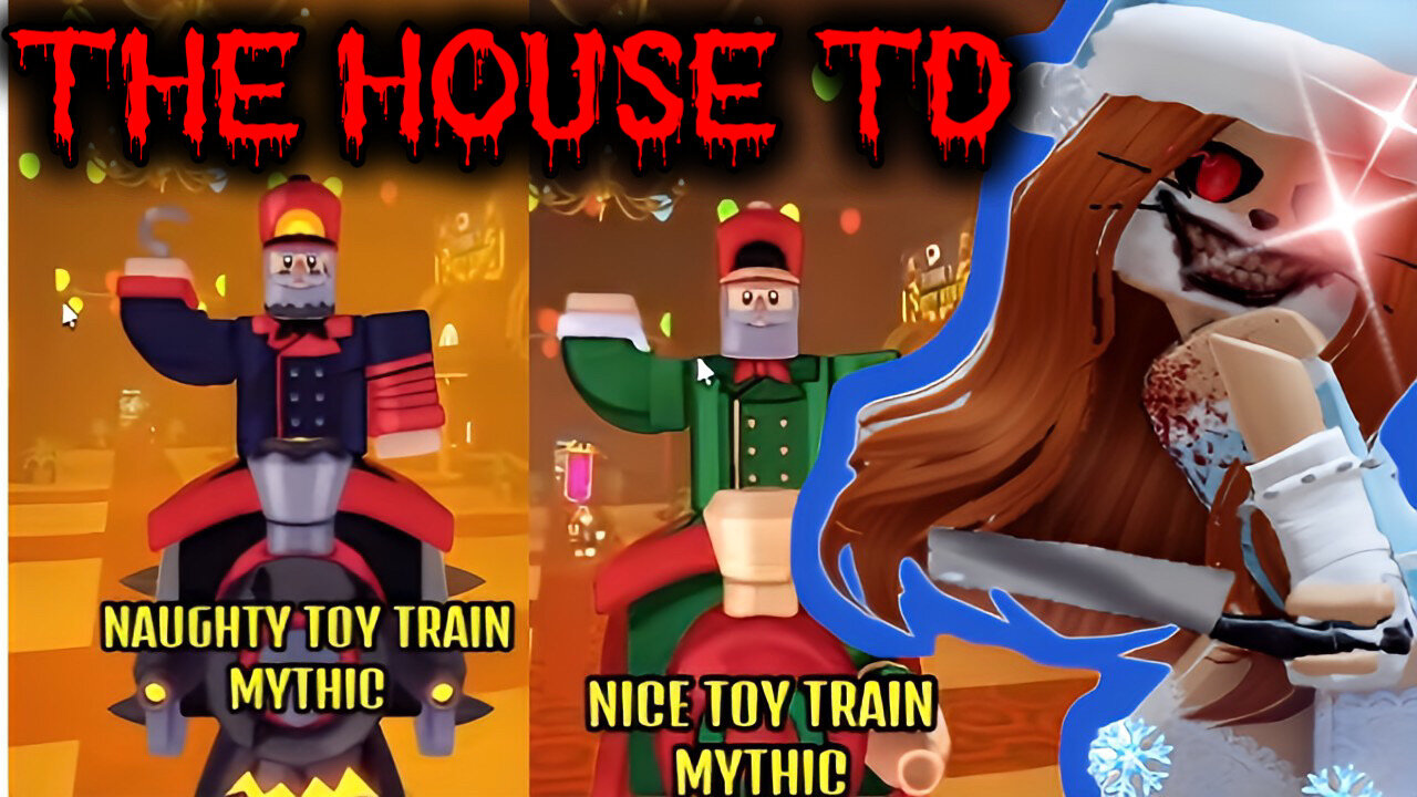 The House TD Naughty and Nice Toy Train Showcase