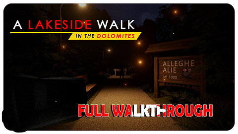 A Lakeside Walk in the Dolomites | Going for a night walk in tourist village, what might goes wrong?