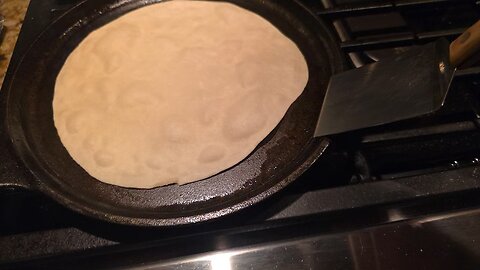 How I cook raw flour tortillas