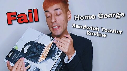 Home George 3-in-1 Sandwich 🥪 Toaster Review ☆GONE WRONG
