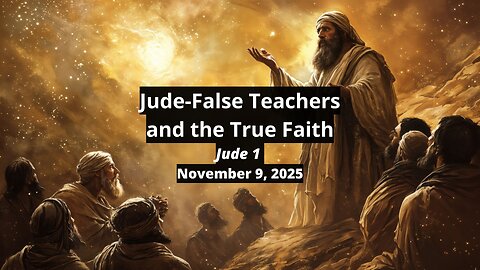 Jude - False Teachers and the True Faith - Jude 1