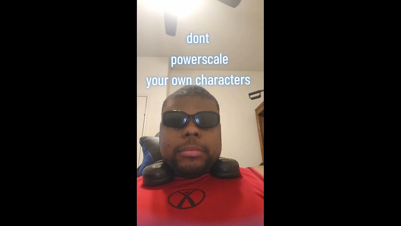 dont powerscale your own characters