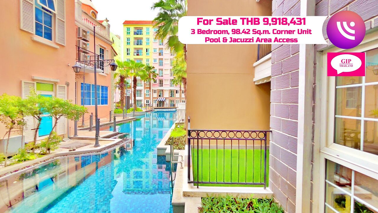 Seven Seas Côte dAzur, Na Jomtien, Thailand, THB 9,918,431, 3 Bedroom, For Sale