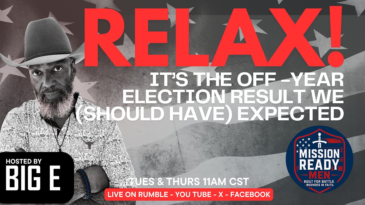 Relax! It’s the Off-Year Election Result We (Should Have) Expected
