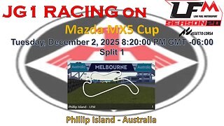 JG1 RACING on LFM - Mazda MX5 Cup - Phillip Island - Australia - Split 1