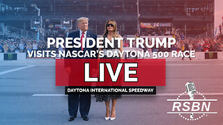 LIVE: President Trump Visits NASCAR’s Daytona 500 Race - 2/16/25