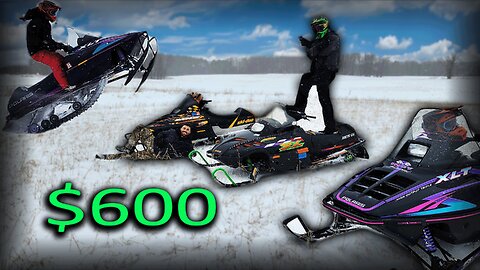 We Bought $600 Old Snowmobiles and they RIP!