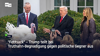 "Fettsack" – Trump teilt bei Truthahn-Begnadigung gegen politische Gegner aus