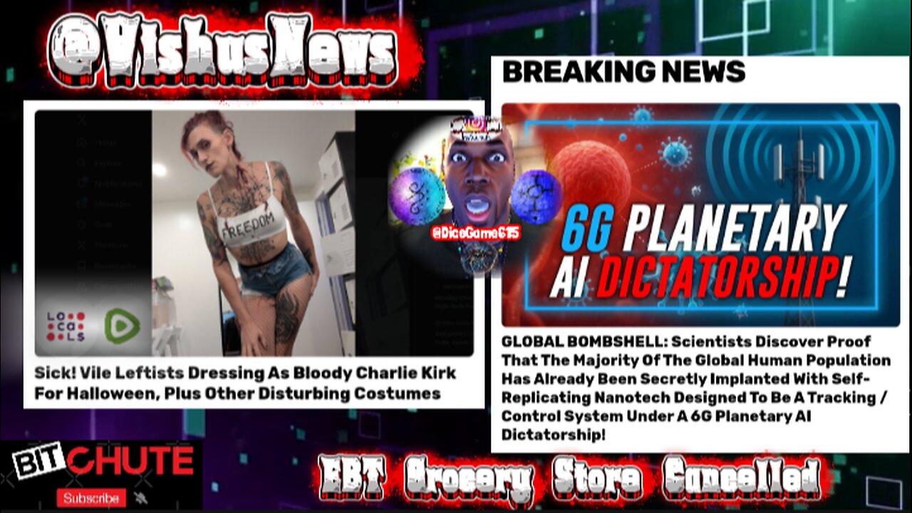 Lib's Dressing Up This Halloween 👻 In Charlie Kirk Costumes... #VishusTv 📺