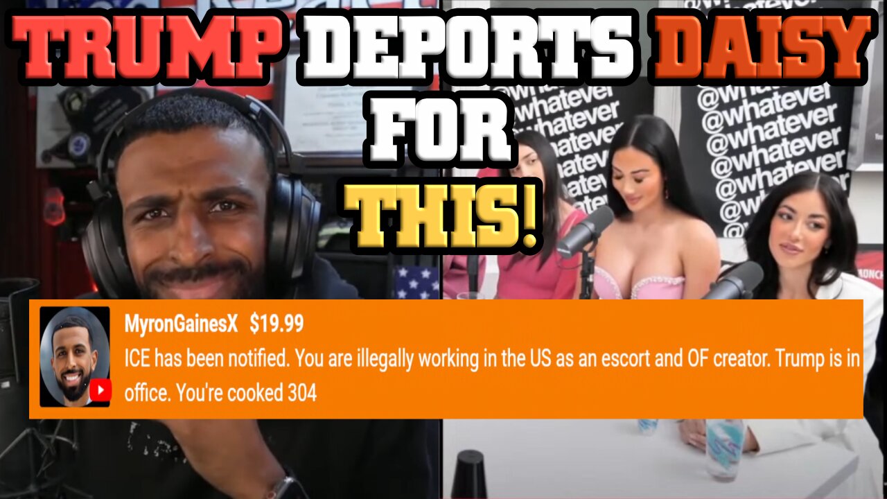 Myron Called ICE On Ling Ling Daisy For SNITCHING Herself In Whatever Podcast MyronGainesX 2/23/25